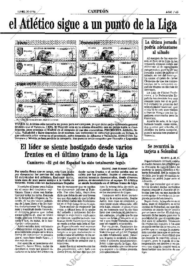 ABC MADRID 20-05-1996 página 65