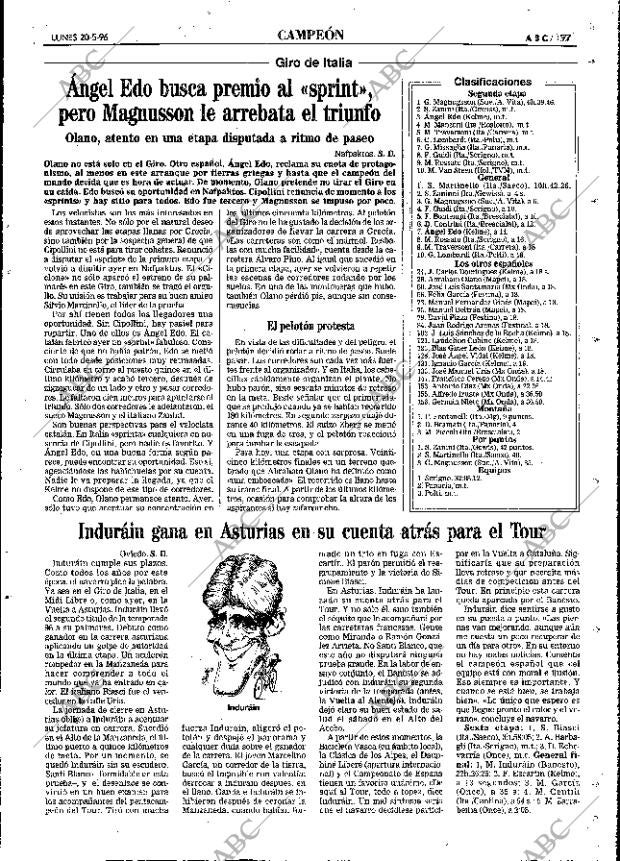 ABC MADRID 20-05-1996 página 77