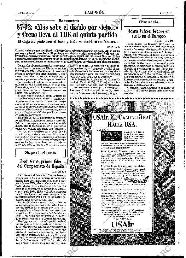 ABC MADRID 20-05-1996 página 79
