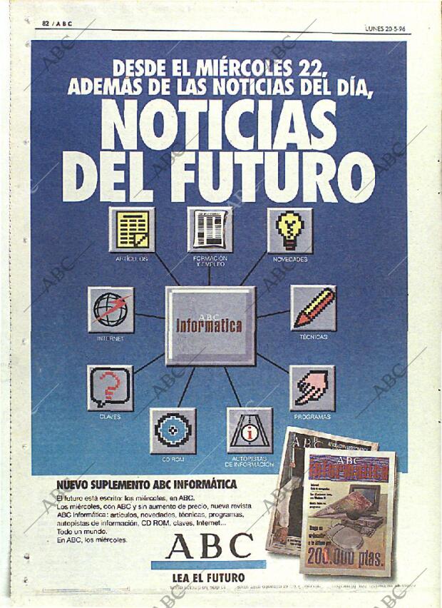 ABC MADRID 20-05-1996 página 82