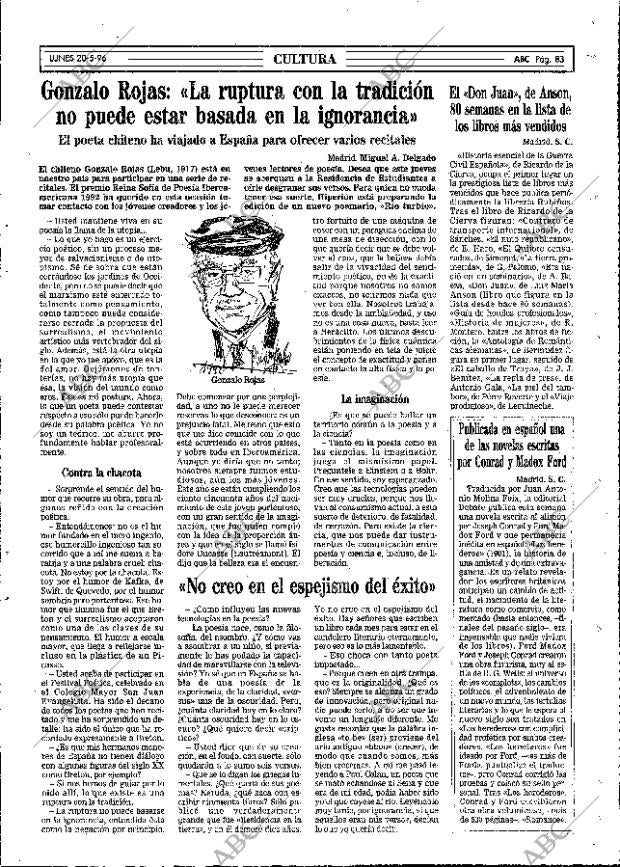 ABC MADRID 20-05-1996 página 83