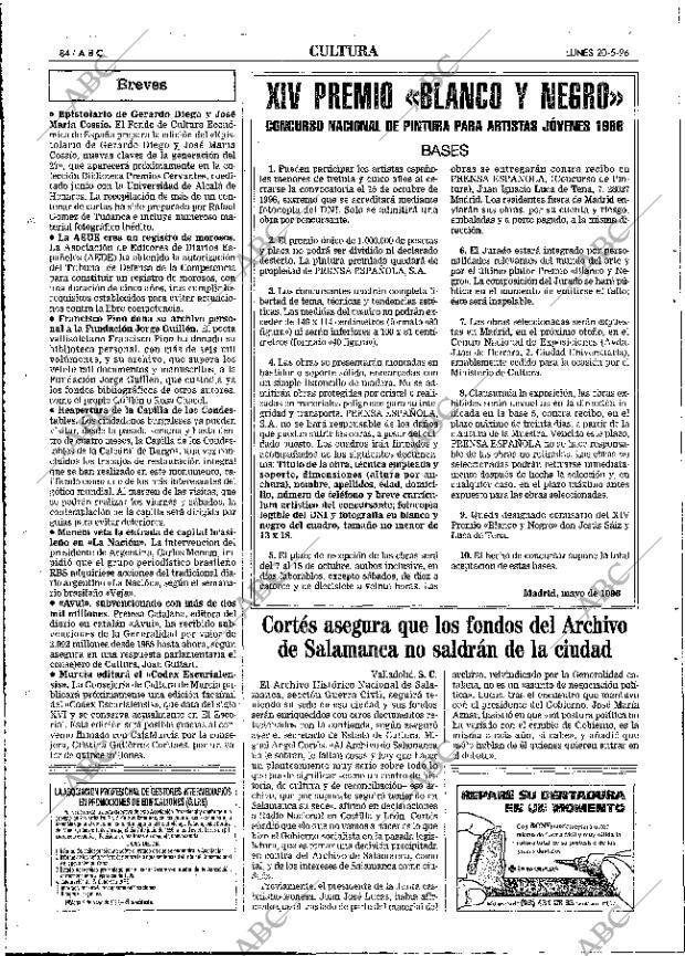 ABC MADRID 20-05-1996 página 84