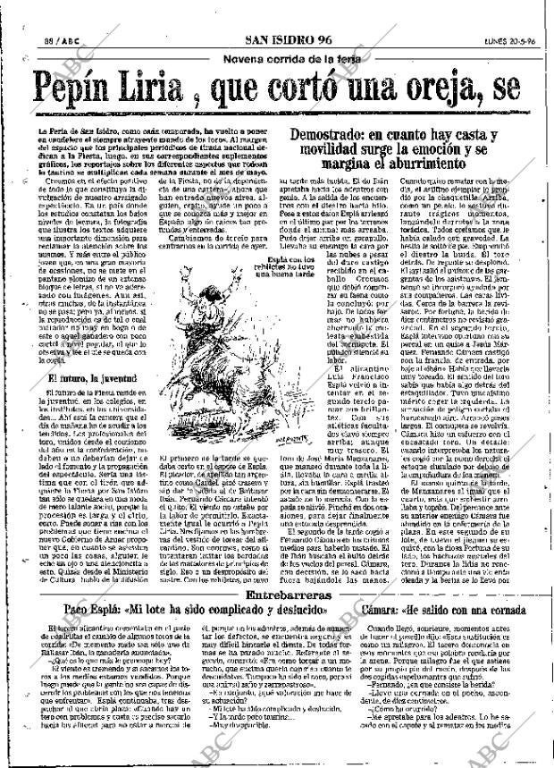 ABC MADRID 20-05-1996 página 88