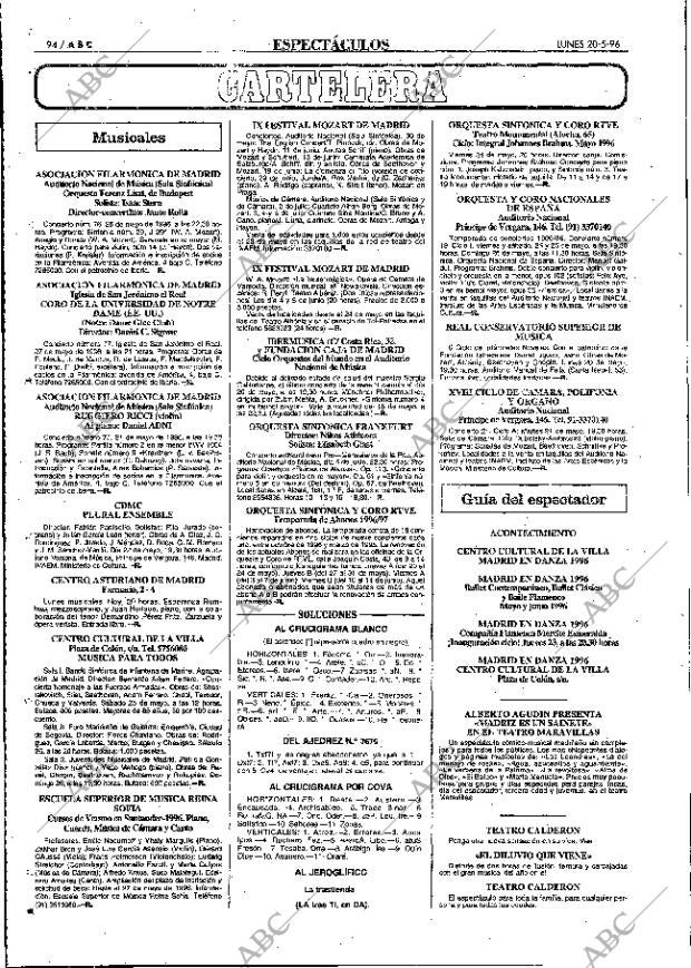 ABC MADRID 20-05-1996 página 94