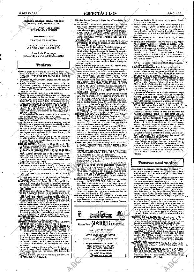 ABC MADRID 20-05-1996 página 95