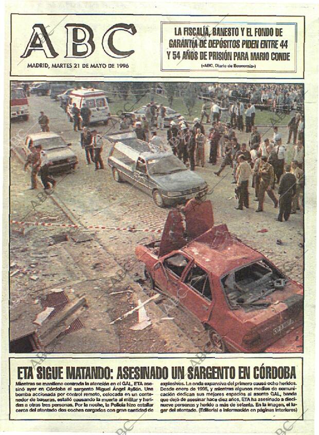 ABC MADRID 21-05-1996 página 1