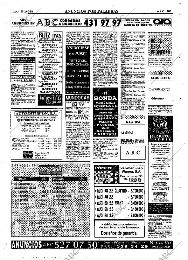 ABC MADRID 21-05-1996 página 103