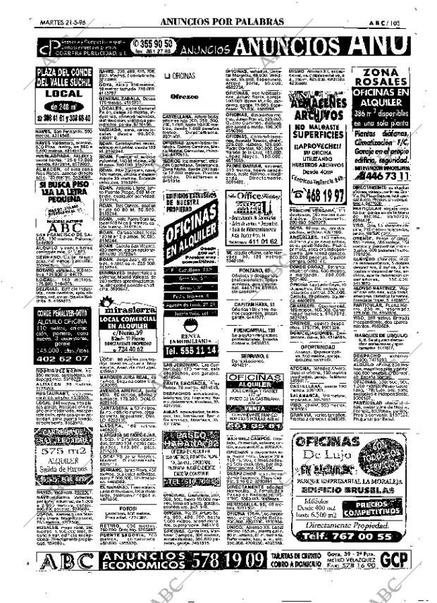 ABC MADRID 21-05-1996 página 105