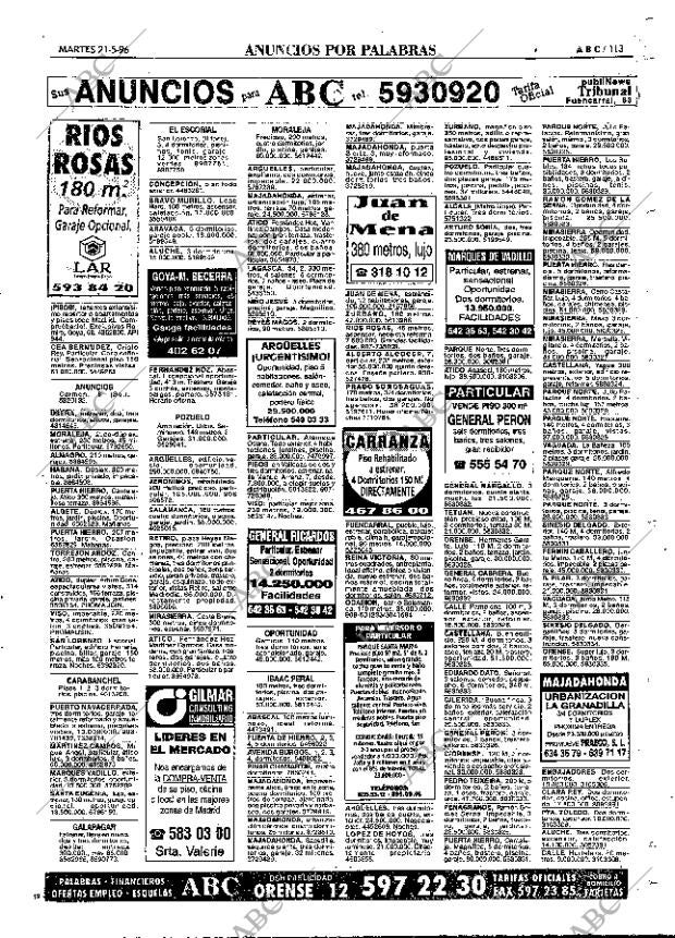 ABC MADRID 21-05-1996 página 113