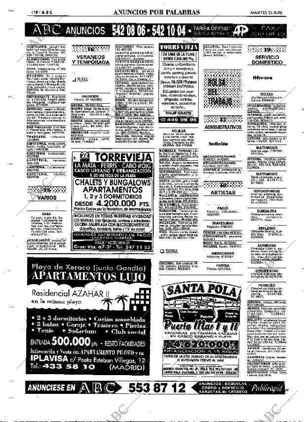 ABC MADRID 21-05-1996 página 118