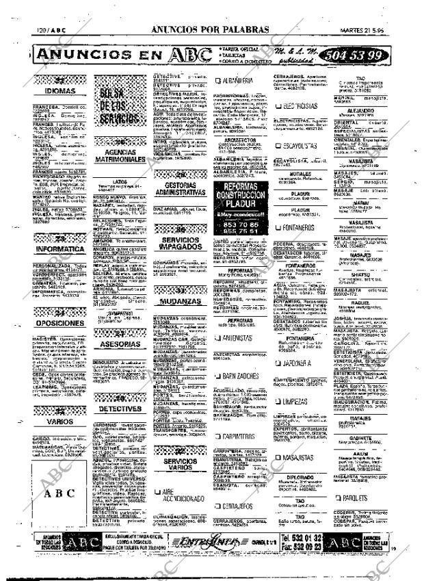 ABC MADRID 21-05-1996 página 120