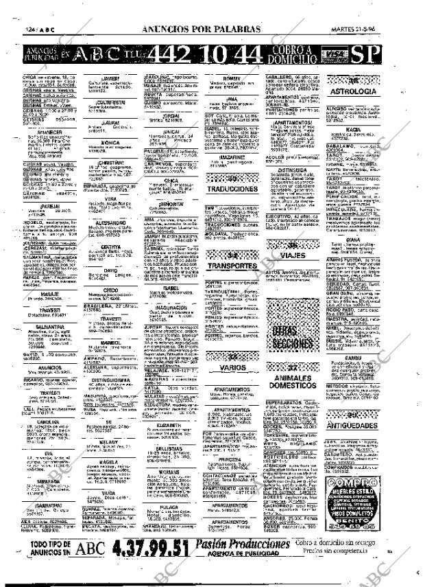 ABC MADRID 21-05-1996 página 124
