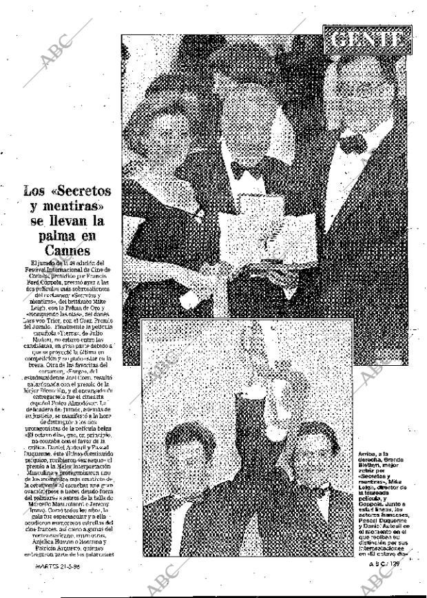 ABC MADRID 21-05-1996 página 129