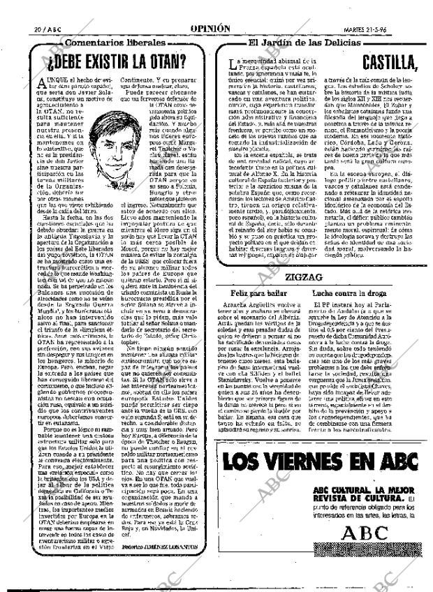 ABC MADRID 21-05-1996 página 20