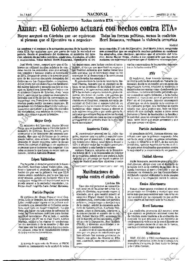 ABC MADRID 21-05-1996 página 24