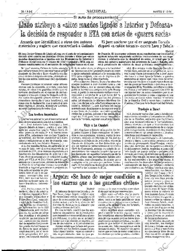 ABC MADRID 21-05-1996 página 28