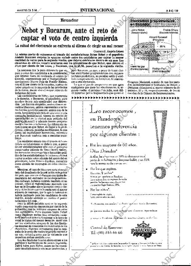 ABC MADRID 21-05-1996 página 39