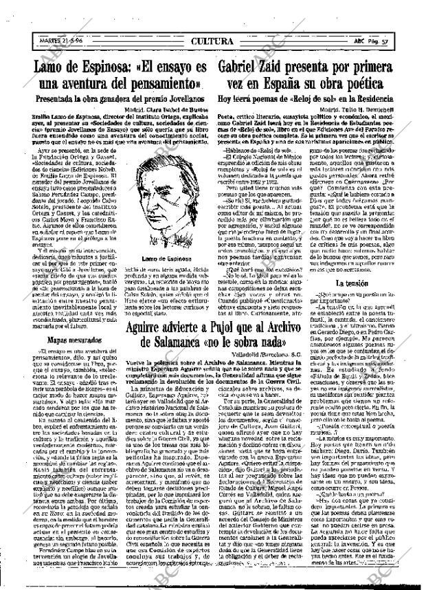 ABC MADRID 21-05-1996 página 57