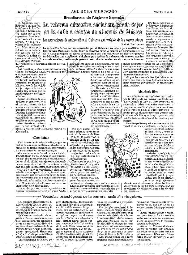 ABC MADRID 21-05-1996 página 62