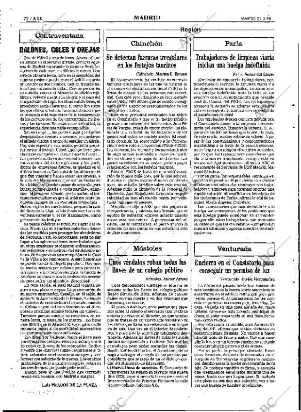 ABC MADRID 21-05-1996 página 72