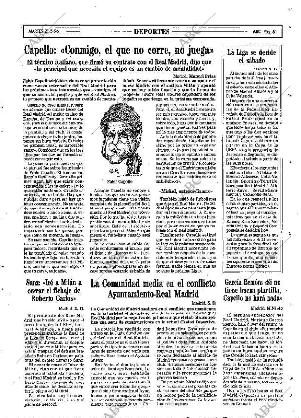 ABC MADRID 21-05-1996 página 81
