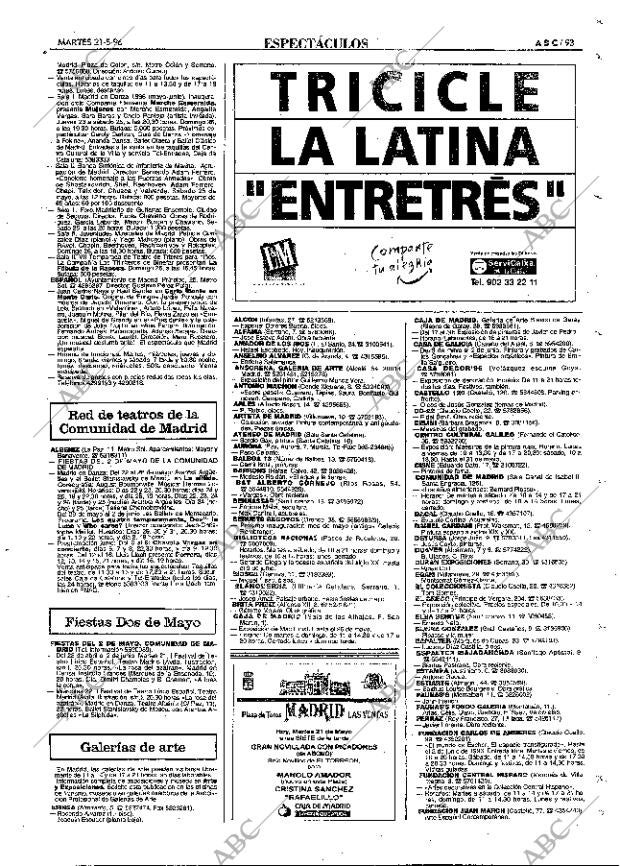ABC MADRID 21-05-1996 página 93