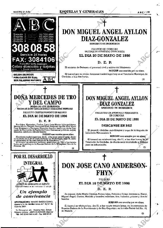 ABC MADRID 21-05-1996 página 99
