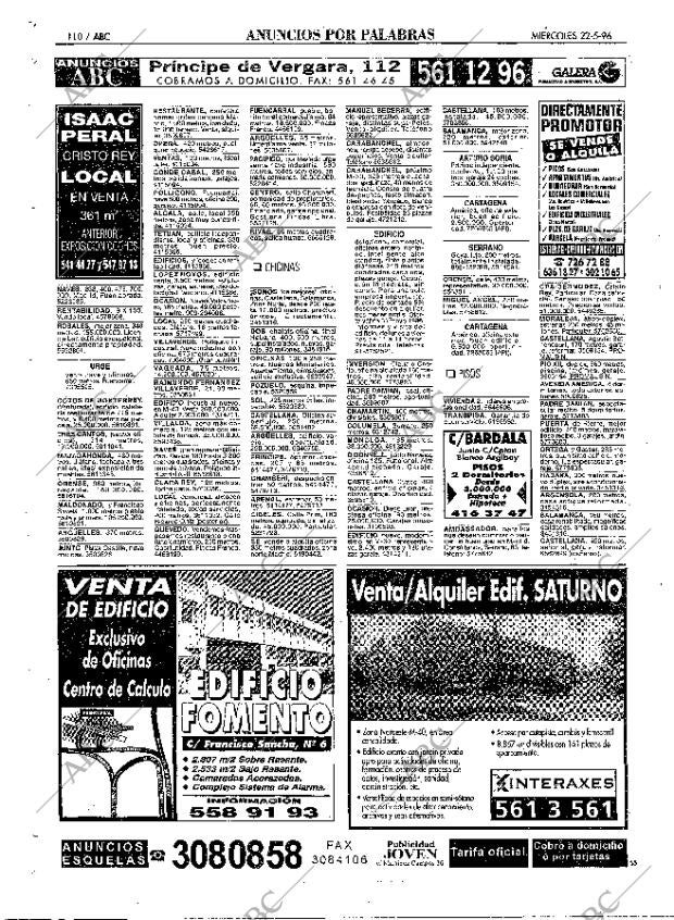 ABC MADRID 22-05-1996 página 110