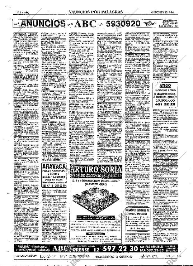 ABC MADRID 22-05-1996 página 112