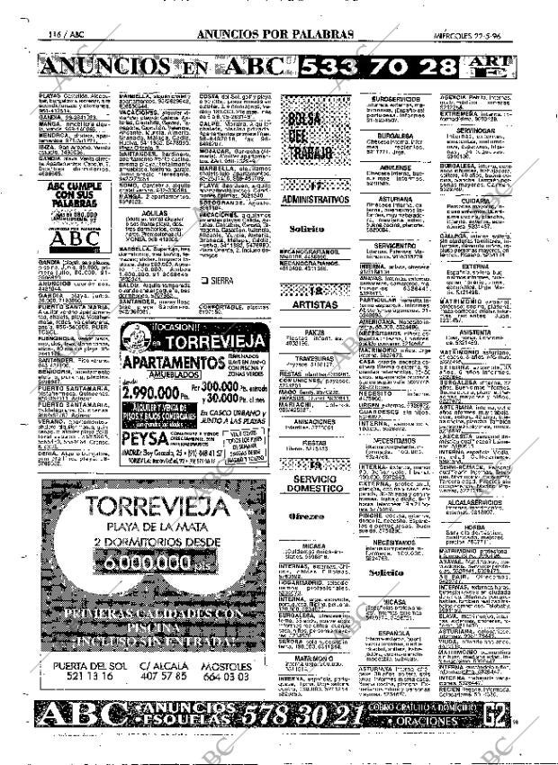 ABC MADRID 22-05-1996 página 116