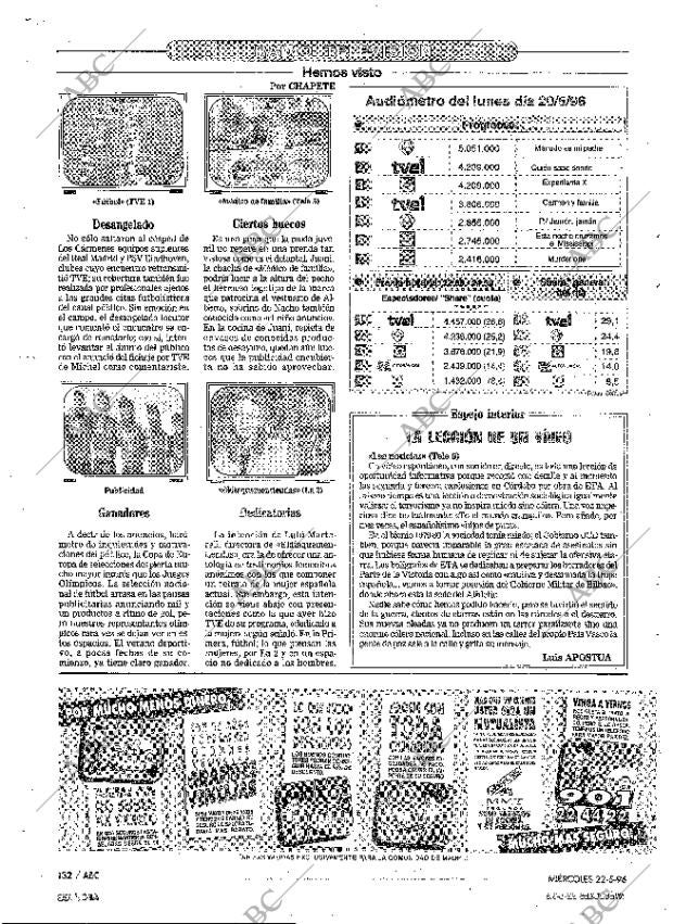 ABC MADRID 22-05-1996 página 132