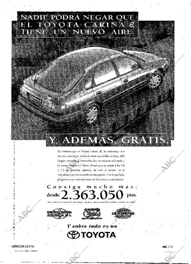 ABC MADRID 22-05-1996 página 17