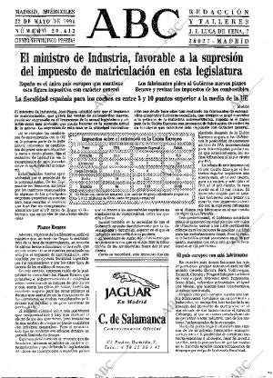 ABC MADRID 22-05-1996 página 19