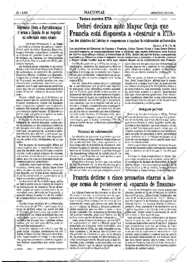 ABC MADRID 22-05-1996 página 28