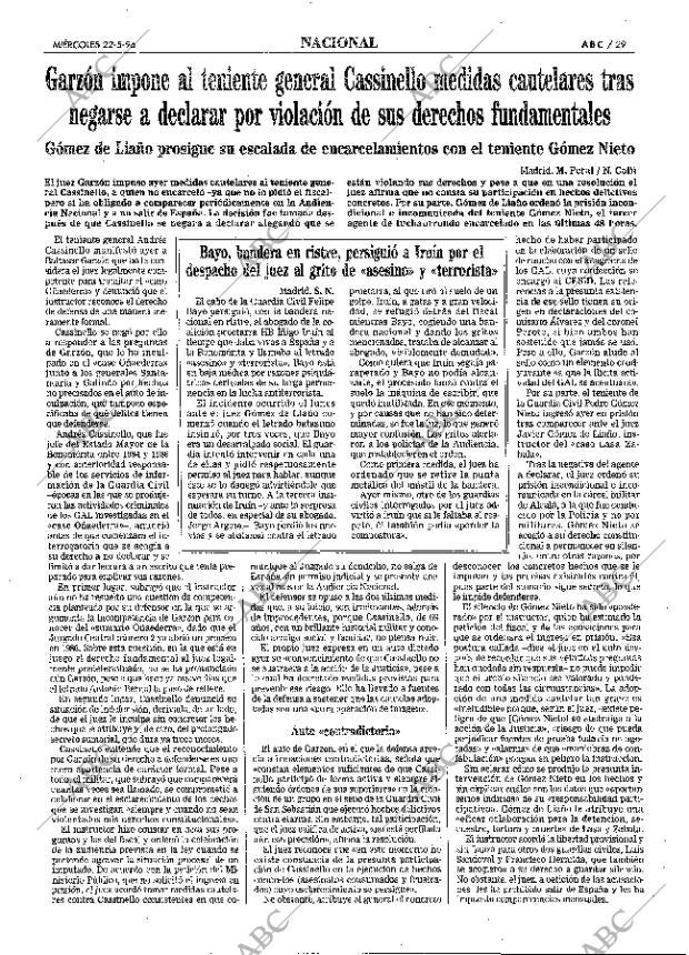 ABC MADRID 22-05-1996 página 29