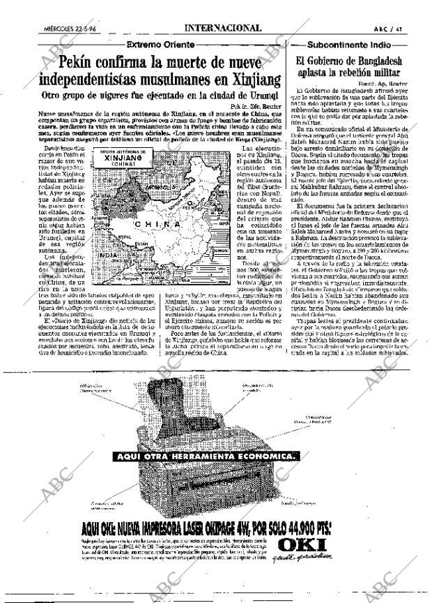 ABC MADRID 22-05-1996 página 41