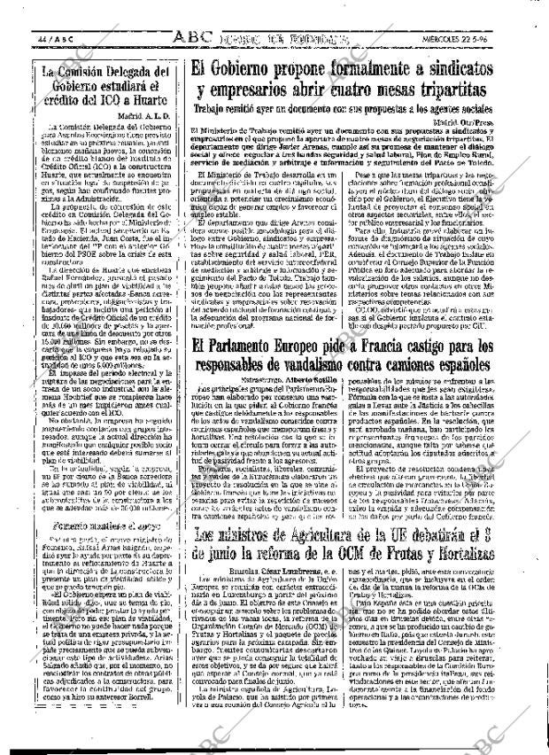 ABC MADRID 22-05-1996 página 44