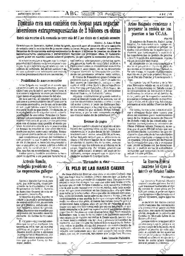 ABC MADRID 22-05-1996 página 45
