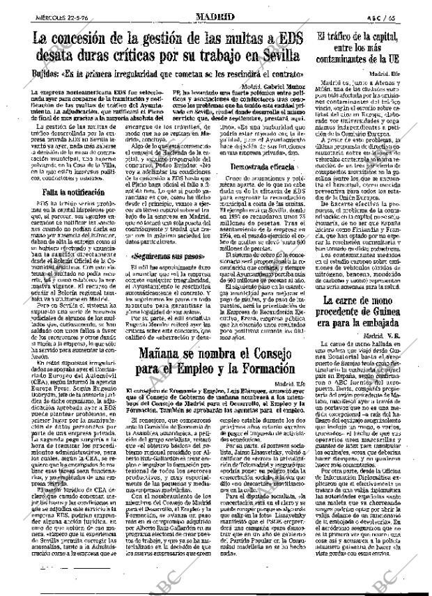 ABC MADRID 22-05-1996 página 65