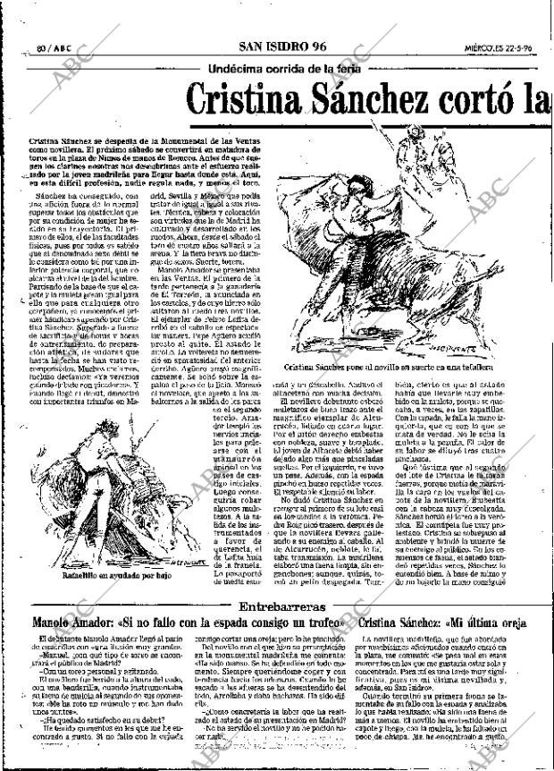 ABC MADRID 22-05-1996 página 80