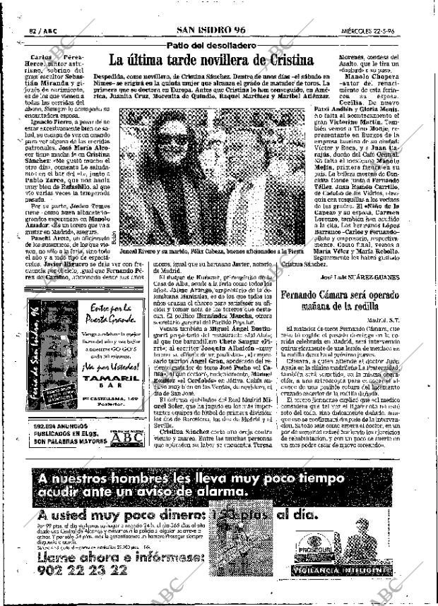 ABC MADRID 22-05-1996 página 82