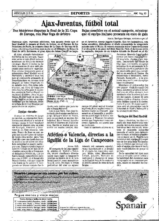 ABC MADRID 22-05-1996 página 83