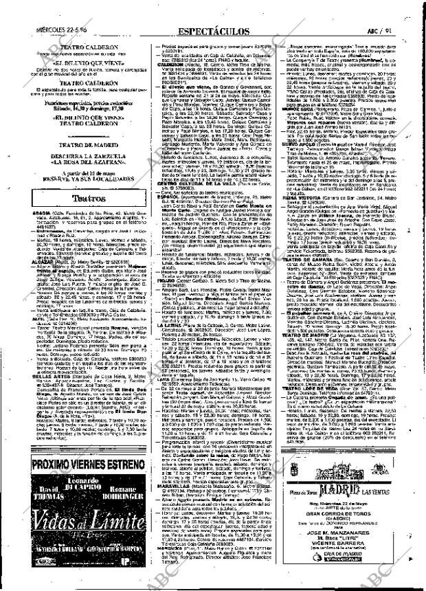 ABC MADRID 22-05-1996 página 91
