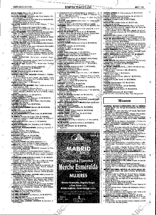 ABC MADRID 22-05-1996 página 93