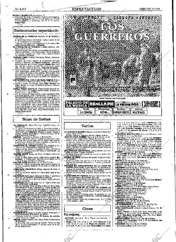 ABC MADRID 22-05-1996 página 94