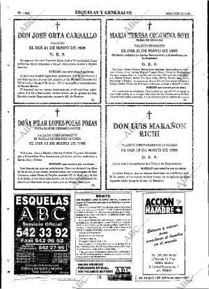 ABC MADRID 22-05-1996 página 98