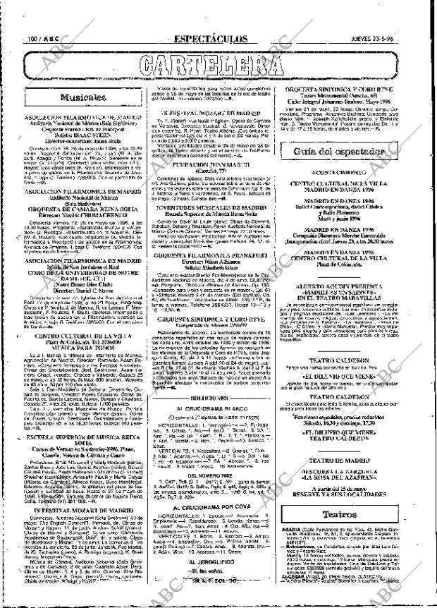 ABC MADRID 23-05-1996 página 100