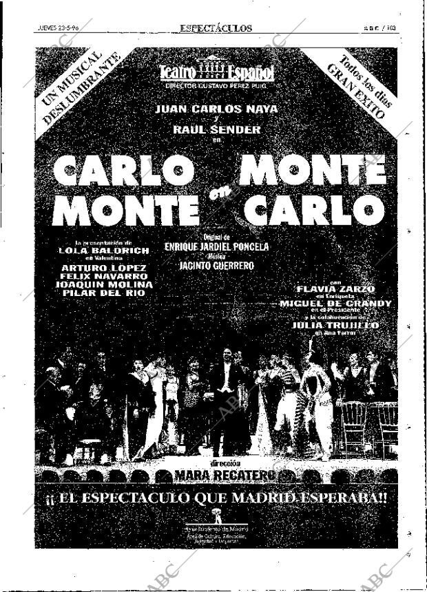 ABC MADRID 23-05-1996 página 103
