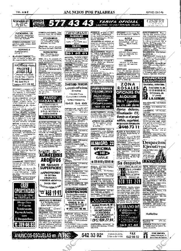ABC MADRID 23-05-1996 página 116