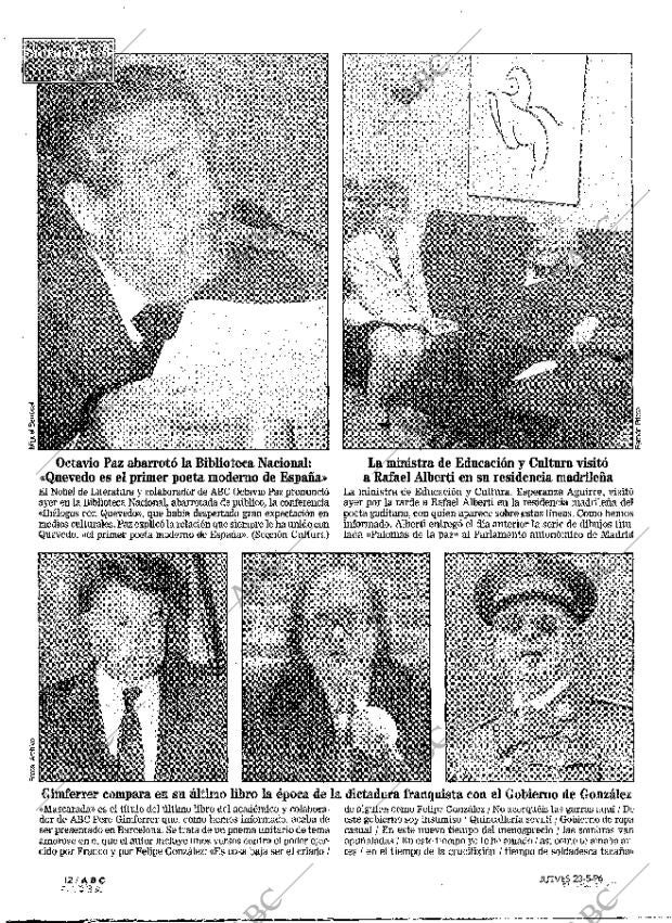 ABC MADRID 23-05-1996 página 12